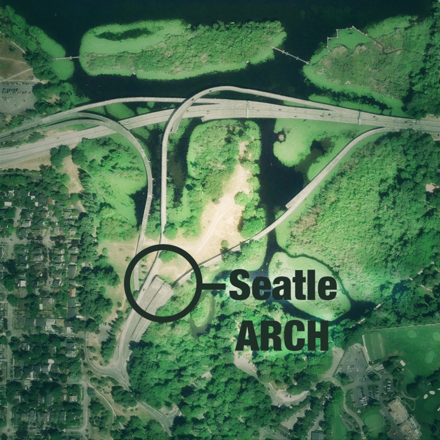 Location of Seattle ARCH near the Washington Park Arboretum.